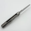 Holt Bladeworks Haptic w/ Titanium Burnished Bent Starburst Green CarboTi Inlaid Handles & Bohler M390 Near Mirror 1320