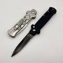 Frank B Italian Stiletto 8" Black and Natural Aluminum Set (Consignment)