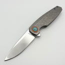 Holt Bladeworks Morpheus w/ Burnished Brain Coral Titanium Handles & Uddeholm Vanax SuperClean Near Mirror