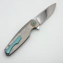 Holt Bladeworks Morpheus w/ Burnished Brain Coral Titanium Handles & Uddeholm Vanax SuperClean Near Mirror