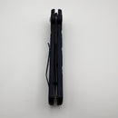 Frank B Italian Stiletto 8" Black and Natural Aluminum Set (Consignment)