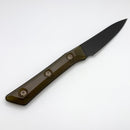 Microtech Paring Knife Ultem Handle w/ DLC M390MK Signature Series 3500-1DLCULS
