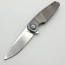 Holt Bladeworks Morpheus w/ Burnished Ripples Titanium Handles & Uddeholm Vanax SuperClean Near Mirror