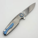Holt Bladeworks Morpheus w/ Burnished Ripples Titanium Handles & Uddeholm Vanax SuperClean Near Mirror