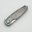 Holt Bladeworks Morpheus w/ Burnished Ripples Titanium Handles & Uddeholm Vanax SuperClean Near Mirror