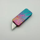 Rivery Manufacturing Zero Retro Rainbow Original Pattern Aluminum w/ Changeable Razor Blade