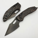 Microtech Marfione Select Manual Stitch RAM LOK Livewire Carbon Fiber w/ DLC Accents & DLC M390MK 169RL-1DLCTMS1