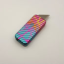 Rivery Manufacturing Zero Retro Rainbow Original Pattern Aluminum w/ Changeable Razor Blade