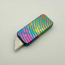 Rivery Manufacturing Zero Retro Rainbow Original Pattern Aluminum w/ Changeable Razor Blade