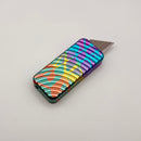 Rivery Manufacturing Zero Retro Rainbow Original Pattern Aluminum w/ Changeable Razor Blade