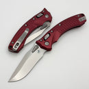 Microtech Amphibian Mini RAM LOK Merlot Frag Aluminum & Stonewash M390MK 137MRL-10FRMR