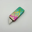 Rivery Manufacturing Zero Retro Rainbow Original Pattern Aluminum w/ Changeable Razor Blade