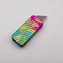 Rivery Manufacturing Zero Retro Rainbow Original Pattern Aluminum w/ Changeable Razor Blade