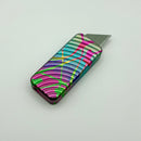 Rivery Manufacturing Zero Retro Rainbow Original Pattern Aluminum w/ Changeable Razor Blade