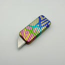 Rivery Manufacturing Zero Retro Rainbow Original Pattern Aluminum w/ Changeable Razor Blade