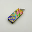 Rivery Manufacturing Zero Retro Rainbow Original Pattern Aluminum w/ Changeable Razor Blade