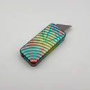 Rivery Manufacturing Zero Retro Rainbow Original Pattern Aluminum w/ Changeable Razor Blade