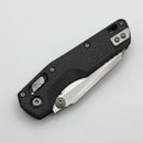 Microtech Marfione Select MSI RAM LOK Mini Slab Side Carbon Fiber Handles w/ Purple Accents & Stonewash M390MK 210M-10MS10
