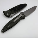 Microtech Socom Elite Tanto M/A Woodlands Green Apocalyptic Standard 161-10APWL