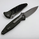 Microtech Socom Elite Manual S/E Apocalyptic & Woodlands Green Handle 160-10APWL