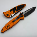 Microtech Socom Elite Manual Black T/E w/ Orange Handles 161-1OR