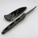 Microtech Socom Elite Manual w/ Tanto Apocalyptic & Moss Green Handles 161-10APMG