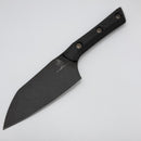Microtech Santoku 4.2" Carbon Fiber Handle w/ DLC M390MK Signature Series 3300-1DLCCFS