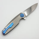 Holt Bladeworks Morpheus w/ Burnished Turtle Titanium Handles & Uddeholm Vanax SuperClean Near Mirror