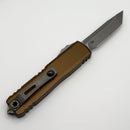 Factory Blem Microtech UTX-85 Gen IV w/ Tan Handle & Apocalyptic T/E M390MK 12334-10APTA