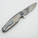 Holt Bladeworks Morpheus w/ Burnished Flux Titanium Handles & Uddeholm Vanax SuperClean Near Mirror