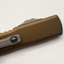 Factory Blem Microtech UTX-85 Gen IV w/ Tan Handle & Apocalyptic T/E M390MK 12334-10APTA