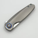Holt Bladeworks Morpheus w/ Burnished Flux Titanium Handles & Uddeholm Vanax SuperClean Near Mirror