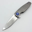 Holt Bladeworks Morpheus w/ Burnished Turtle Titanium Handles & Uddeholm Vanax SuperClean Near Mirror