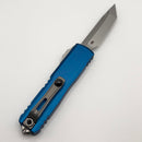 Factory Blem Microtech UTX-85 Gen IV w/ Blue Handle & Stonewash T/E M390MK 12334-10BL