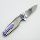 Holt Bladeworks Morpheus w/ Burnished Turtle Titanium Handles & Uddeholm Vanax SuperClean Near Mirror