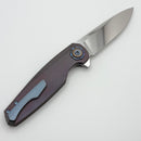 Holt Bladeworks Morpheus w/ Burnished Flux Titanium Handles & Uddeholm Vanax SuperClean Near Mirror
