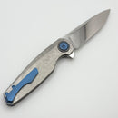 Holt Bladeworks Morpheus w/ Burnished Brain Coral Titanium Handles & Uddeholm Vanax SuperClean Near Mirror