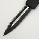 Heretic Knives Manticore X Black Frag Handle & Two Tone Black D/E Full Serrated MagnaCut H032F-10C-T (Consignment)