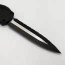 Heretic Knives Manticore X Black Frag Handle & Two Tone Black D/E Full Serrated MagnaCut H032F-10C-T (Consignment)