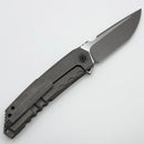 We Knife Capstan Gray Titanium and Stonewash M390 WE24047-2
