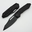 We Knife Bogey Black Titanium and Black Stonewash M390 WE23088-1