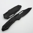 We Knife Bogey Black Titanium and Black Stonewash M390 WE23088-1