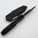 We Knife Bogey Black Titanium and Black Stonewash M390 WE23088-1