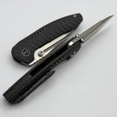 We Knife Micro Trogon Flamed Titanium & Satin M390 WE24043-3