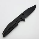 We Knife Muster Black Titanium and Black Stonewash M390 WE23058-1