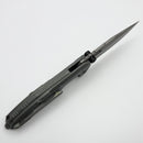 We Knife Muster Olive Gray Titanium and Stonewash M390 WE23058-2