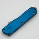 Microtech Scarab 2 Gen 3 Executive w/ Blue Handles & D/E Stonewash M390MK 1175-10BL