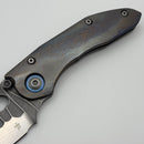 Pre-Owned Borka Blades Custom Rocker Cosmic Stitch w/ Rock Grind Blade & Backspacer w/ Blue Pivot Collars