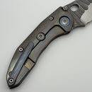Pre-Owned Borka Blades Custom Rocker Cosmic Stitch w/ Rock Grind Blade & Backspacer w/ Blue Pivot Collars