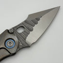 Pre-Owned Borka Blades Custom Rocker Cosmic Stitch w/ Rock Grind Blade & Backspacer w/ Blue Pivot Collars